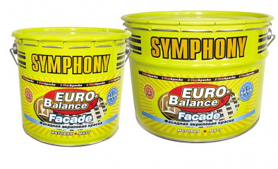 Фасадная краска Symphony Euro-Balance Fasade Aqua (Симфония Евро Баланс Фасад) 2.7л