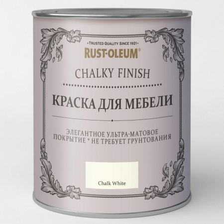 Акриловая краска для мебели Chalky Finish ультраматовая