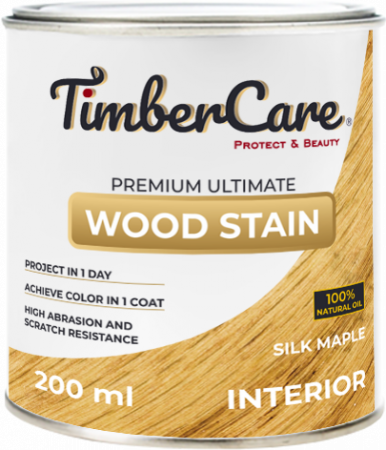 Тонирующее масло для дерева высокой прочности TimberCare Wood Stain Шелковистый клен 200мл