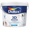Матовая краска для стен и потолков 3D White / Дулюкс 3Д Ослепительно белая 9л