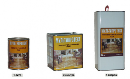 Универсальный полиуретановый лак «МультиПротект® – ПУ» Глянцевый 5л