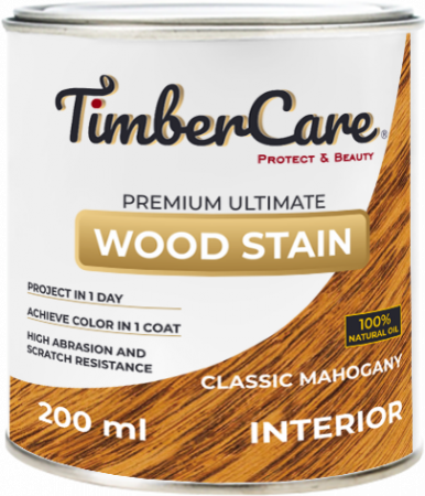 Тонирующее масло для дерева высокой прочности TimberCare Wood Stain Классический махагон 200мл