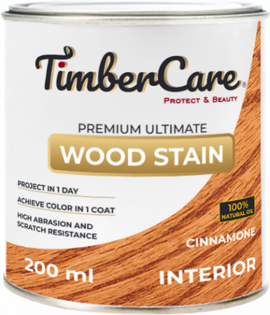 Тонирующее масло для дерева высокой прочности TimberCare Wood Stain Корица 200мл