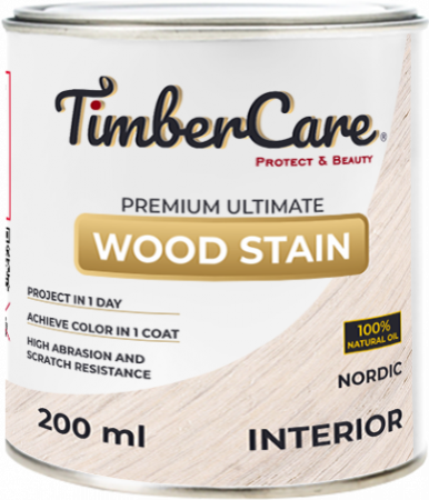 Тонирующее масло для дерева высокой прочности TimberCare Wood Stain Скандинавский 200мл