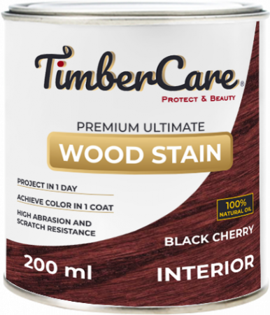Тонирующее масло для дерева высокой прочности TimberCare Wood Stain Черешня 200мл