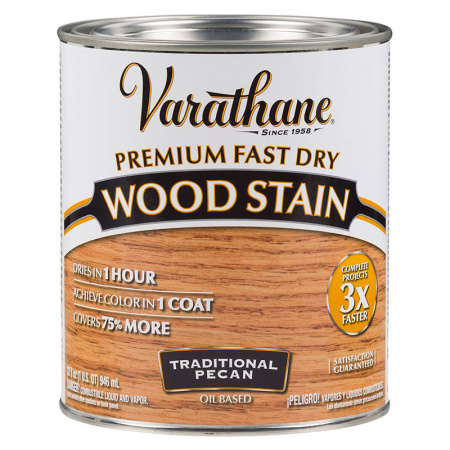 Масло для дерева морилка Varathane Premium Fast Dry Wood Stain (Варатан Премиум Драй Вуд Сатин)  0.946л Традиционный орех