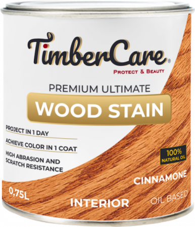 Тонирующее масло для дерева высокой прочности TimberCare Wood Stain Корица 750мл