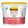 MARSHALL MAESTRO / МАРШАЛЛ МАЭСТРО ФАСАДНАЯ краска для фасадных поверхностей, латексная, матовая база BW 4.5л